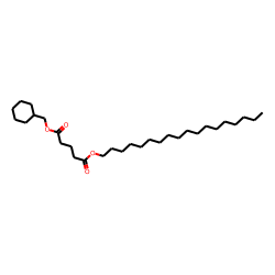 Glutaric acid, cyclohexylmethyl octadecyl ester