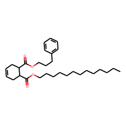 cis-Cyclohex-4-en-1,2-dicarboxylic acid, 3-phenylpropyl tridecyl ester