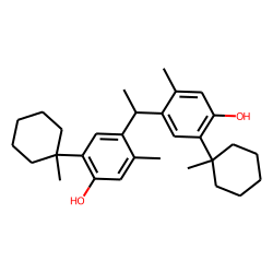 M-cresol, 4,4'-ethylidene bis(6-(1-methylcyclohexyl))-