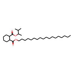 1,2-Cyclohexanedicarboxylic acid, 3-methylbut-2-yl octadecyl ester