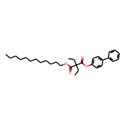 Diethylmalonic acid, 4-biphenyl dodecyl ester