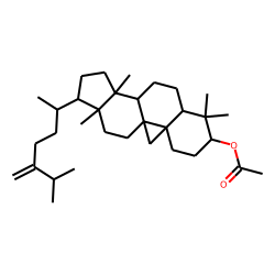 9,19-Cyclolanostan-3-ol, 24-methylene-, acetate, (3«beta»)-