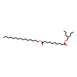 Sebacic acid, pentadecyl 2-propylpentyl ester