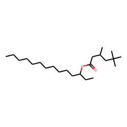Hexanoic acid, 3,5,5-trimethyl-, tetradec-3-yl ester