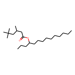 Hexanoic acid, 3,5,5-trimethyl-, tetradec-4-yl ester