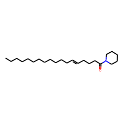 (E)-1-(Piperidin-1-yl)octadec-5-en-1-one