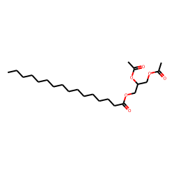 Hexadecanoic acid, 2,3-bis(acetyloxy)propyl ester