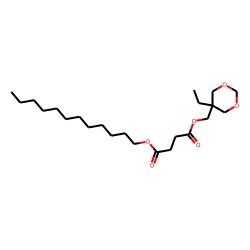 Succinic acid, dodecyl (5-ethyl-1,3-dioxan-5-yl)methyl ester