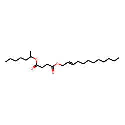 Succinic acid, dodec-2-en-1-yl 2-heptyl ester