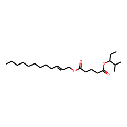 Glutaric acid, dodec-2-en-1-yl 2-methylpent-3-yl ester