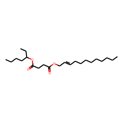 Succinic acid, dodec-2-en-1-yl 3-heptyl ester
