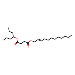 Succinic acid, dodec-2-en-1-yl 4-heptyl ester