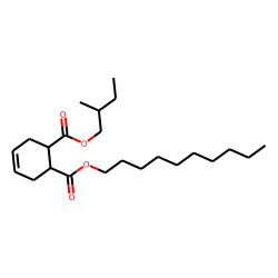 cis-Cyclohex-4-en-1,2-dicarboxylic acid, decyl 2-methylbutyl ester