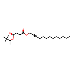 Succinic acid, tridec-2-yn-1-yl 3,3-dimethylbut-2-yl ester