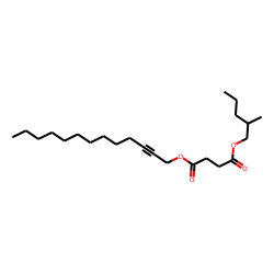 Succinic acid, tridec-2-yn-1-yl 2-methylpentyl ester