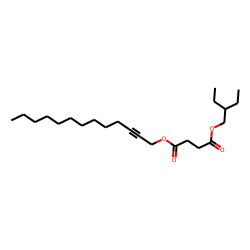 Succinic acid, tridec-2-yn-1-yl 2-ethylbutyl ester