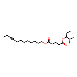 Glutaric acid, 2-methylpent-3-yl dodec-9-yn-1-yl ester