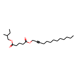 Glutaric acid, tridec-2-yn-1-yl 2-methylbutyl ester