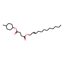 Succinic acid, dodec-2-en-1-yl cis-4-methylcyclohexyl ester