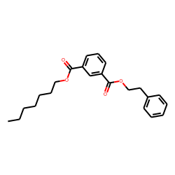 Isophthalic acid, heptyl phenylethyl ester