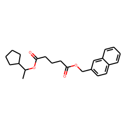 Glutaric acid, 1-cyclopentylethyl naphth-2-ylmethyl ester