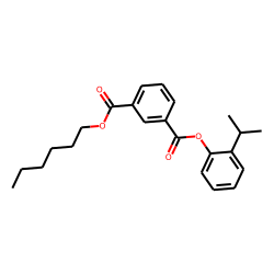 Isophthalic acid, hexyl 2-isopropylphenyl ester