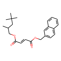 Fumaric acid, 2,4,4-trimethylpentyl naphth-2-ylmethyl ester