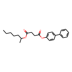 Succinic acid, hept-2-yl 4-biphenyl ester