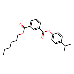 Isophthalic acid, hexyl 4-isopropylphenyl ester