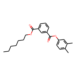 Isophthalic acid, 3,4-dimethylphenyl heptyl ester