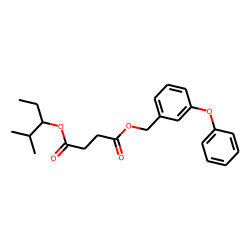 Succinic acid, 2-methylpent-3-yl 3-phenoxybenzyl ester