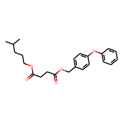 Succinic acid, isohexyl 4-phenoxybenzyl ester