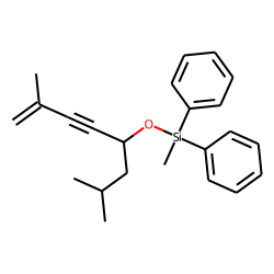 2,7-Dimethyl-4-diphenylmethylsilyloxyoct-7-en-5-yne