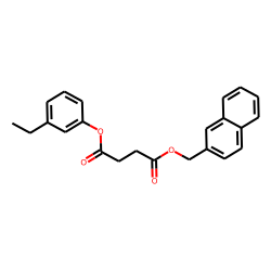 Succinic acid, naphth-2-ylmethyl 3-ethylphenyl ester