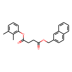 Succinic acid, naphth-2-ylmethyl 2,3-dimethylphenyl ester