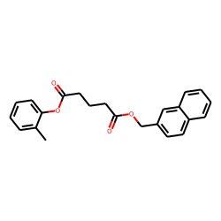 Glutaric acid, naphth-2-ylmethyl 2-methylphenyl ester
