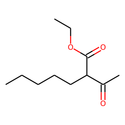 Heptanoic acid, 2-acetyl-, ethyl ester