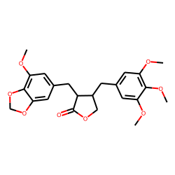 (3R,4R)-3-((7-Methoxybenzo[d][1,3]dioxol-5-yl)methyl)-4-(3,4,5-trimethoxybenzyl)dihydrofuran-2(3H)-one