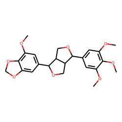 4-Methoxy-6-((1S,3aR,4S,6aR)-4-(3,4,5-trimethoxyphenyl)hexahydrofuro[3,4-c]furan-1-yl)benzo[d][1,3]dioxole