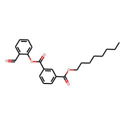 Isophthalic acid, 2-formylphenyl octyl ester