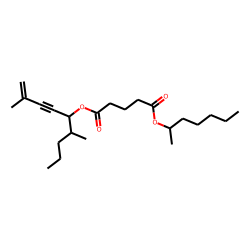 Glutaric acid, hept-2-yl 2,6-dimethylnon-1-en-3-yn-5-yl ester
