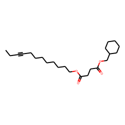Succinic acid, cyclohexylmethyl dodec-9-yn-1-yl ester
