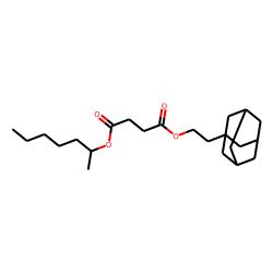 Succinic acid, 2-(adamant-1-yl)ethyl hept-2-yl ester