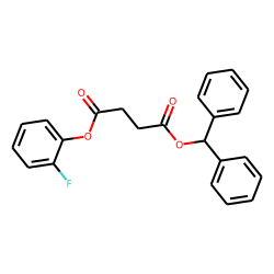 Succinic acid, 2-fluorophenyl diphenylmethyl ester