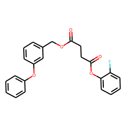Succinic acid, 2-fluorophenyl 3-phenoxybenzyl ester