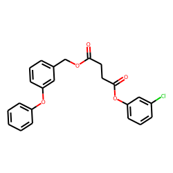 Succinic acid, 3-chlorophenyl 3-phenoxybenzyl ester