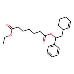 Pimelic acid, (2-(cyclohexenyl-3)-1-phenyl)ethyl ethyl ester