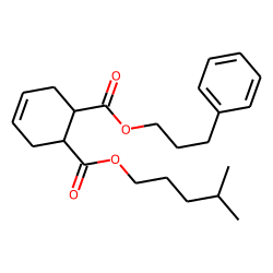 cis-Cyclohex-4-en-1,2-dicarboxylic acid, isohexyl 3-phenylpropyl ester