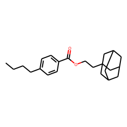 4-Butylbenzoic acid, 2-(1-adamantyl)ethyl ester