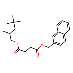Succinic acid, naphth-2-ylmethyl 2,4,4-trimethylpentyl ester